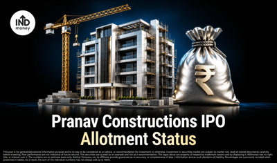 Pranav Constructions IPO Allotment Status: Check on KFin Technologies, BSE, NSE image