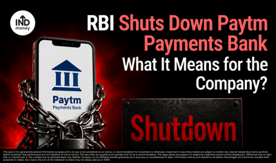 Why Paytm Share Price Is Falling: RBI Cancels Payments Bank License image