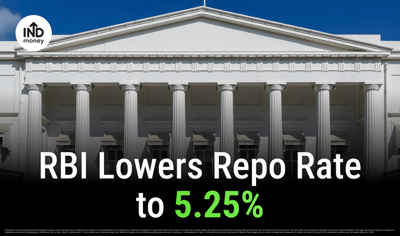 RBI Lowers Repo Rate to 5.25% After a 25 Basis Points Cut image