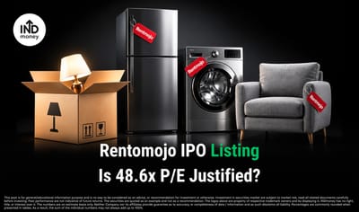Rentomojo IPO Lists at 19.4% Premium: Is 48.6x P/E Justified? image