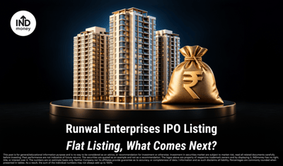 Runwal Enterprises IPO Lists Flat: What Comes Next for Investors? image