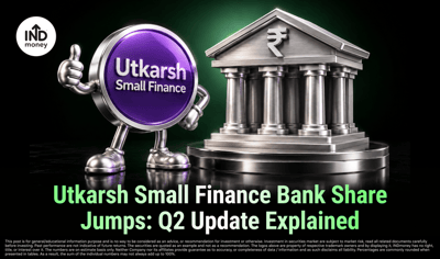 Utkarsh Small Finance Bank Share Price Jumps 7% After Q2 Update image