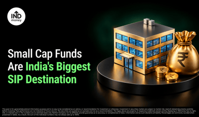 Small Cap Funds Are Indias Biggest SIP Destination. What the ₹5,012 Crore August Number Really Tells Investors image
