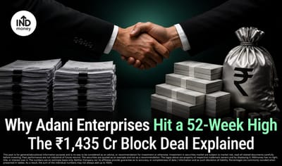 Adani Enterprises Share Hits 52-Week High: The Story Behind the ₹1,435 Crore Block Deal image