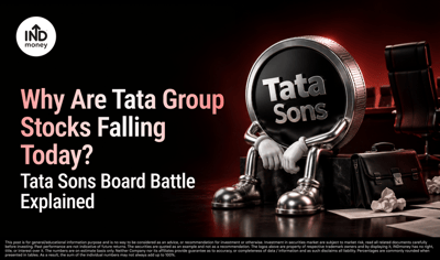 Why Are Tata Group Stocks Falling Today? Tata Sons Board Battle Explained image