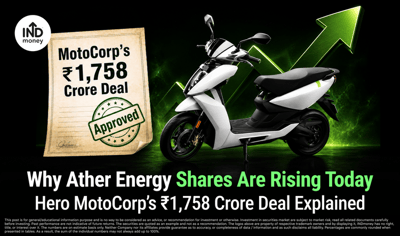 Why Ather Energy Shares Are Rising Today, Hero MotoCorp ₹1,758 Crore Bet Explained image