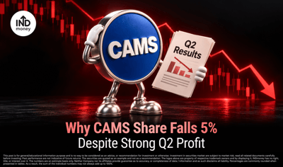 CAMS Share Falls 5% Despite Strong Q2 Profit: What Worried Investors? image