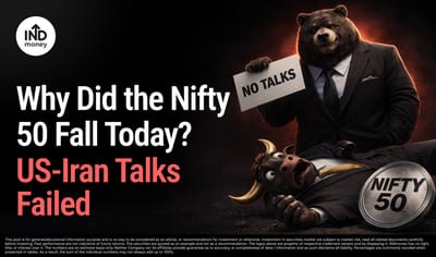 Why Did the Nifty 50 Fall Today? US-Iran Talks Failed image