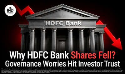 Why HDFC Bank Shares Fell: Governance Worries Hit Investor Trust image
