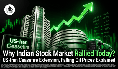 Why Stock Market Rallied Today: US-Iran Ceasefire, Oil Prices & Nifty Surge image