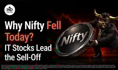 Why Nifty Fell Today: IT Stocks Lead the Market Decline image