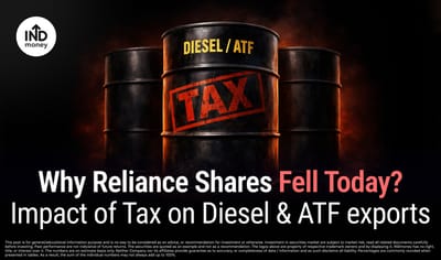 Why Reliance Stock is Falling: India’s Oil Export Tax Impact Explained image