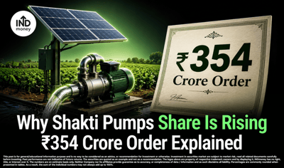 Why Shakti Pumps Share Is Rising: ₹354 Crore Order Update image