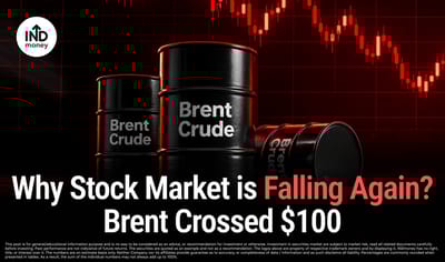 Why Stock Market Is Falling Again: Nifty Down 200 Points as Oil Crosses $100 image