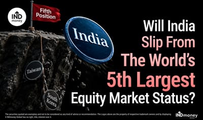 India's Crown at Risk: Is India Losing Its 5th Largest Stock Market Status to Taiwan & South Korea? image