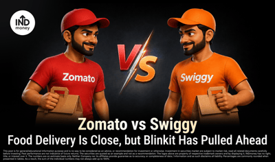 Eternal vs Swiggy: Food Delivery Is Close, but Blinkit Has Pulled Ahead image