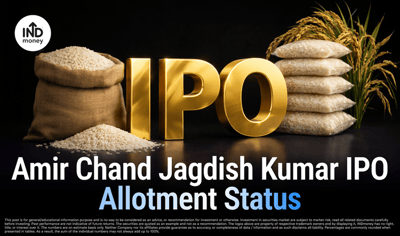 Amir Chand Jagdish Kumar IPO Allotment Status: Check on KFinTech, BSE, NSE image