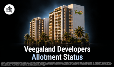 Veegaland Developers IPO Allotment Status: Check on MUFG, BSE, NSE image