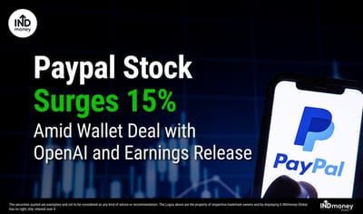 Paypal Stock Surges 15% Amid Wallet Deal with OpenAI’s ChatGPT and Earnings Release image