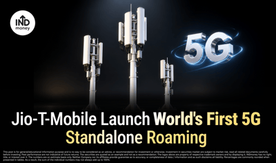 Jio-T-Mobile Launch World's First 5G Standalone Roaming: What It Means for Reliance Stock image