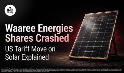 Why Waaree Energies Share is Falling After 126% US Solar Tariff: Impact on Solar Stocks Explained image