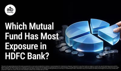 HDFC Bank Stock Fall: Which Mutual Funds Have the Highest Exposure? image
