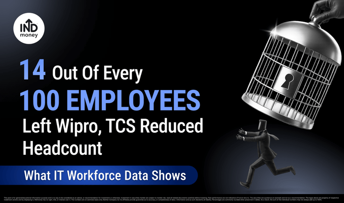 14 of 100 Employees Left Wipro; TCS Reduced Headcount: What IT Workforce Data Shows