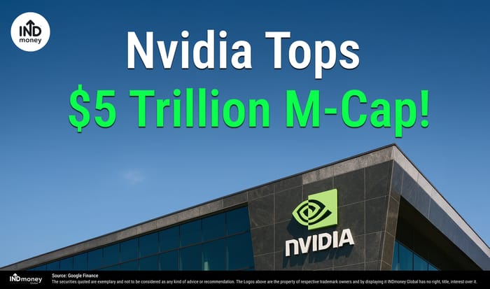 Nvidia Becomes 1st Company to Cross $5 Trillion Market Cap Nvidia Becomes 1st Company to Cross $5 Trillion Market Cap