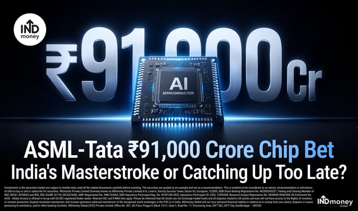 ASML-Tata ₹91,000 Crore Chip Bet; India's Masterstroke or Catching Up Too Late? ASML-Tata ₹91,000 Crore Chip Bet; India's Masterstroke or Catching Up Too Late?