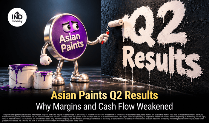 image with title "Asian Paints Q2 Results: Why Margins and Cash Flow Weakened"