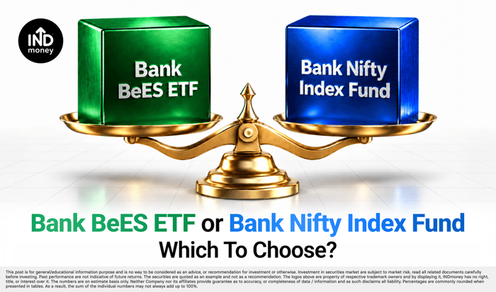 Bank BeES ETF or Bank Nifty Index Fund Which To Choose?