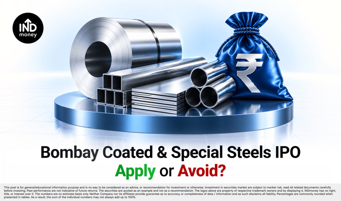 Bombay Coated and Special Steels IPO Review: Is ₹82 Justified? Bombay Coated and Special Steels IPO Review: Is ₹82 Justified?