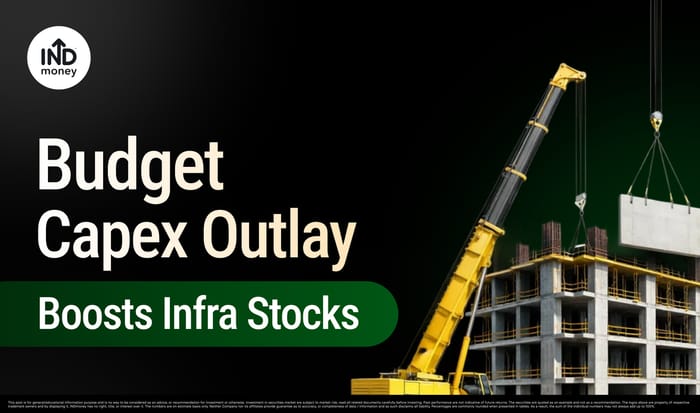 Budget Capex Outlay of Rs 12.2 Lakh Cr Boosts Infra Stocks Budget Capex Outlay of Rs 12.2 Lakh Cr Boosts Infra Stocks