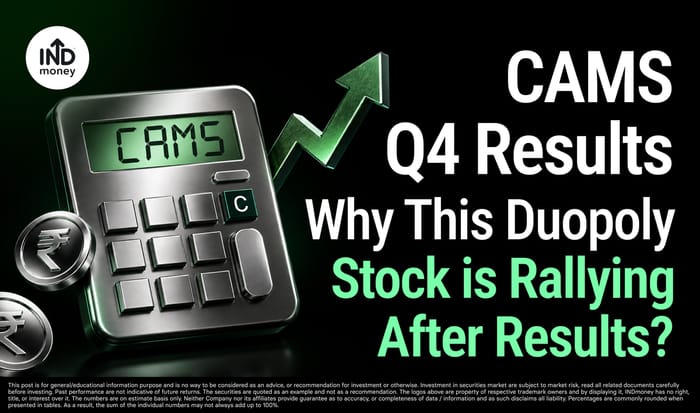 image with title "CAMS Q4 Results Why This Duopoly Stock is Rallying After Results"