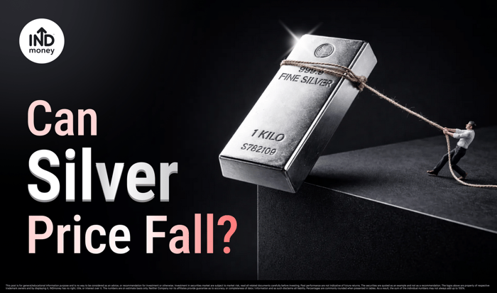 image with title "Can Silver Price Fall ?"
