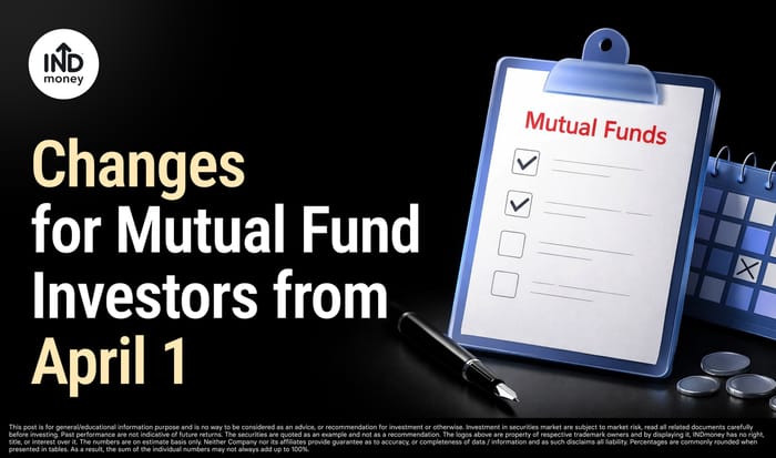 Changes for Mutual Fund Investors from April 1