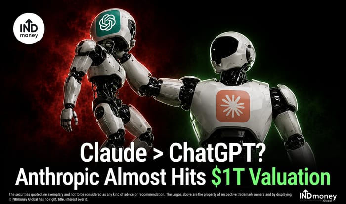 Claude > ChatGPT? Anthropic Almost Hits $1T Valuation Claude > ChatGPT? Anthropic Almost Hits $1T Valuation