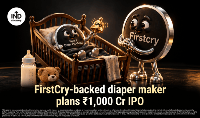 Swara Baby IPO Plan: FirstCry-Backed Firm Eyes ₹1,000 Cr Issue Swara Baby IPO Plan: FirstCry-Backed Firm Eyes ₹1,000 Cr Issue