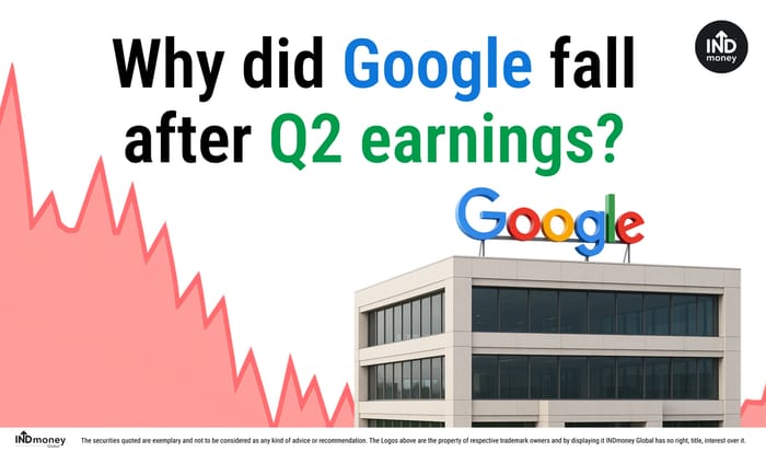 Why did Google stock fall despite Q2 earnings beat?