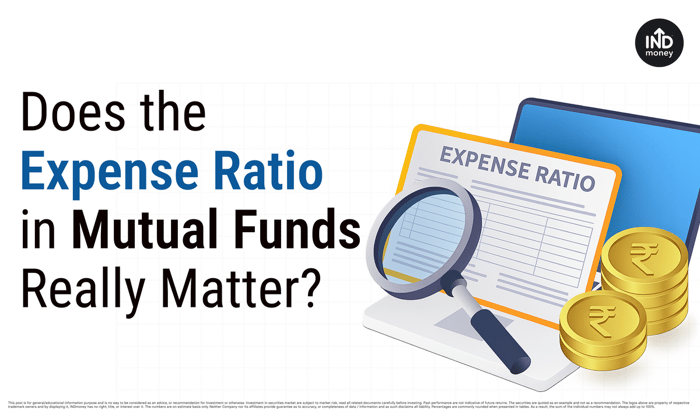 Does the expense ratio in mutual funds really matter? Does the expense ratio in mutual funds really matter?