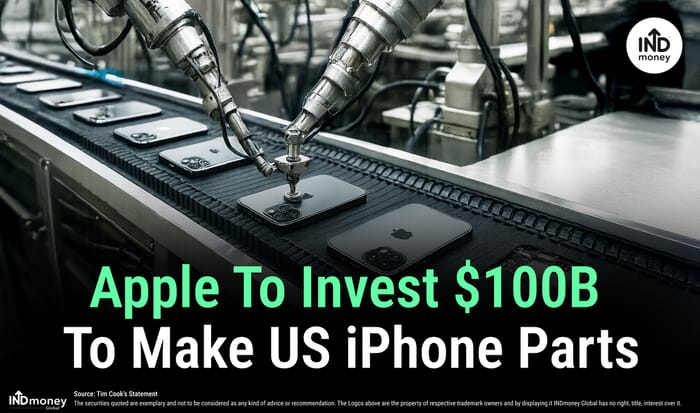 Tim Cook Says Apple Will Invest $100 Bn To Make iPhone Parts In The US Tim Cook Says Apple Will Invest $100 Bn To Make iPhone Parts In The US