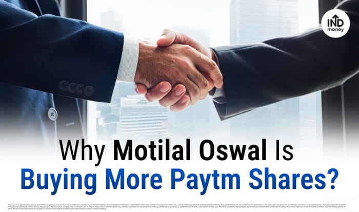 why motilal oswal is buying more paytm shares? why motilal oswal is buying more paytm shares?