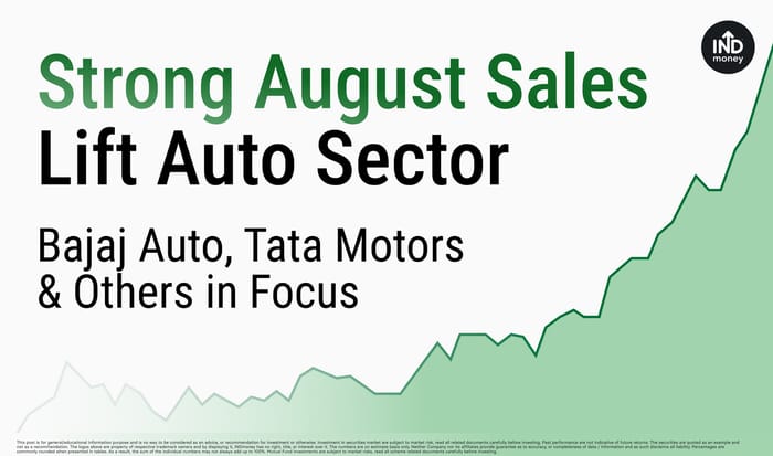 Image with Title: Strong August Sales Lift Auto Sector: Bajaj Auto, Tata Motors & Others in Focus Image with Title: Strong August Sales Lift Auto Sector: Bajaj Auto, Tata Motors & Others in Focus