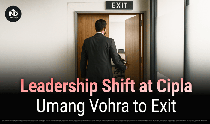 Image with Title: Leadership Shift at Cipla: Umang Vohra to Exit
