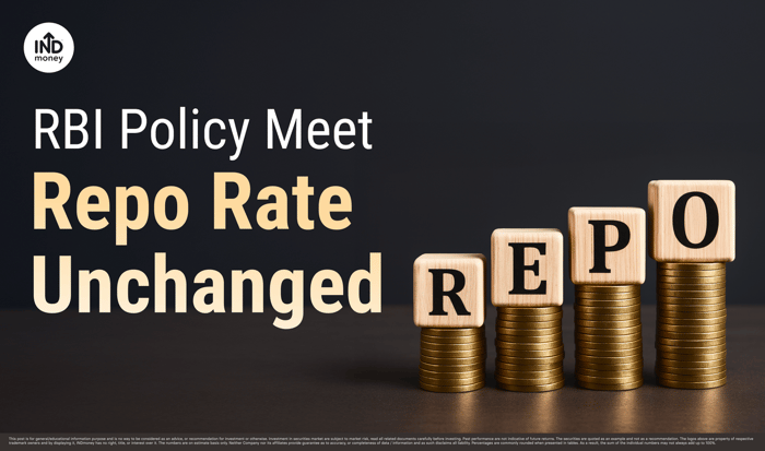 RBI Policy Meet, Repo Rate Unchanged