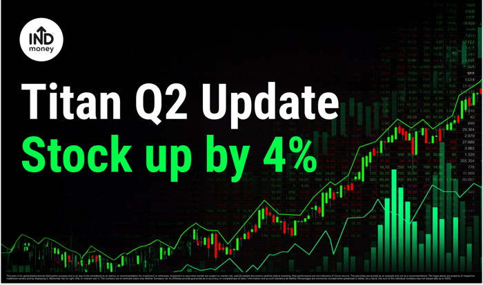 Titan Q2 Update, Stock up by 4% Titan Q2 Update, Stock up by 4%