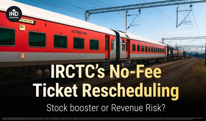IRCTC’s No-Fee Ticket Rescheduling Stock booster or revenue risk? IRCTC’s No-Fee Ticket Rescheduling Stock booster or revenue risk?
