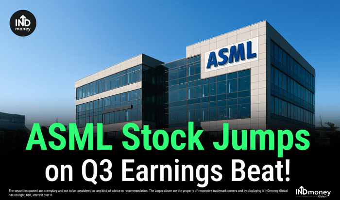 ASML Stock Jumps 3% on Q3 Earnings Beat But Cautious Outlook May Spoil the Fun ASML Stock Jumps 3% on Q3 Earnings Beat But Cautious Outlook May Spoil the Fun