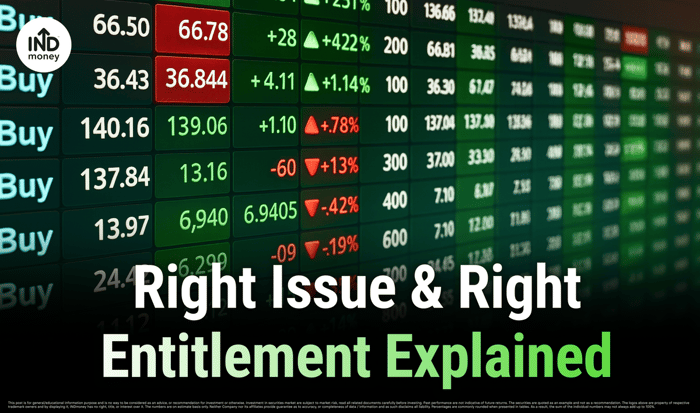 Image with title "Rights issue and right entitlement explained" Image with title "Rights issue and right entitlement explained"