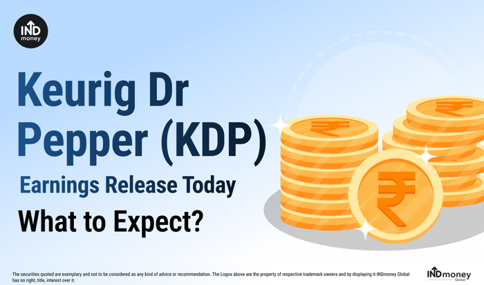 Keurig Dr Pepper (KDP) Earnings Release Today; What to Expect? Keurig Dr Pepper (KDP) Earnings Release Today; What to Expect?